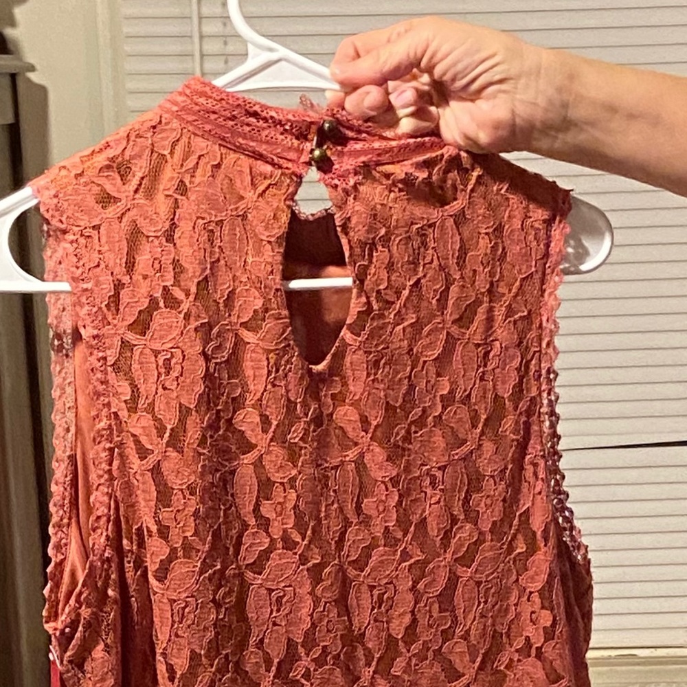 Xhilaration rust colored lace dress (NWT) - Picture 11 of 11